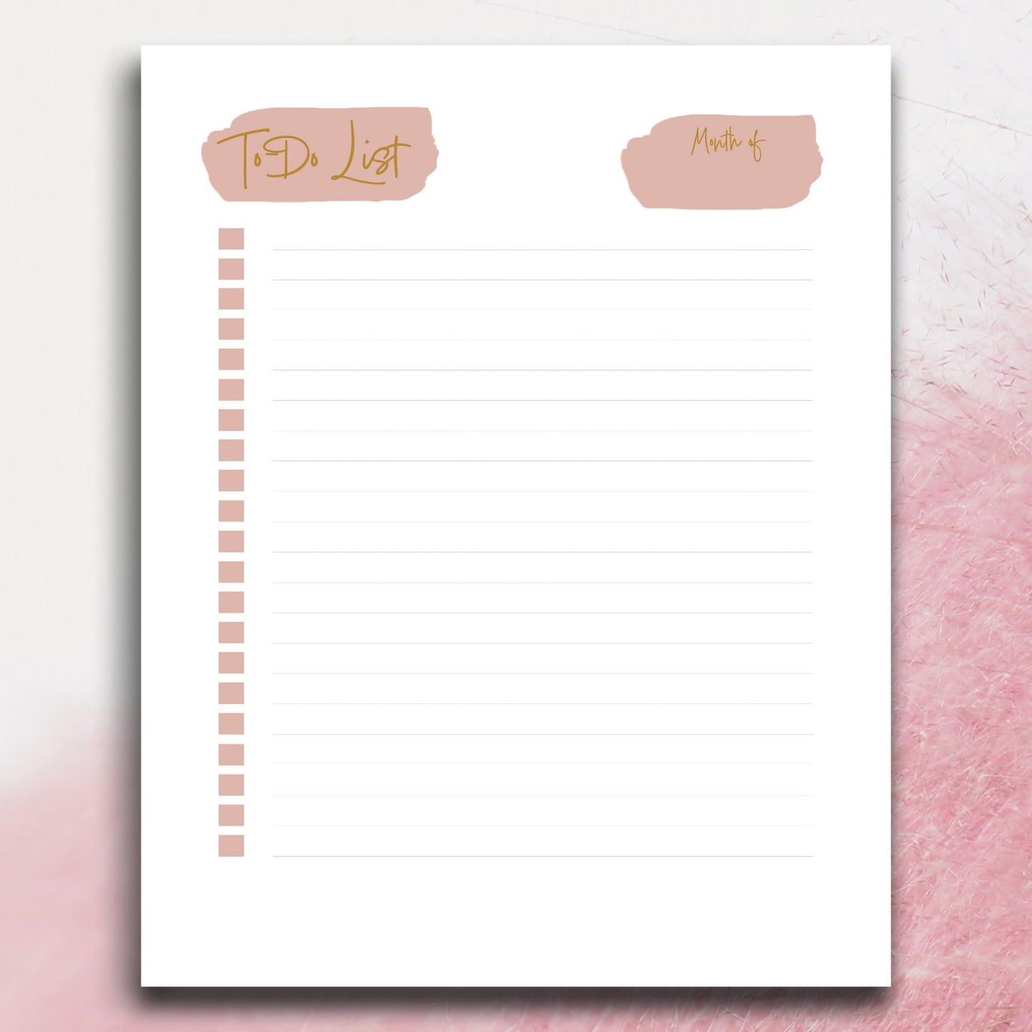To-Do List (Page 1)