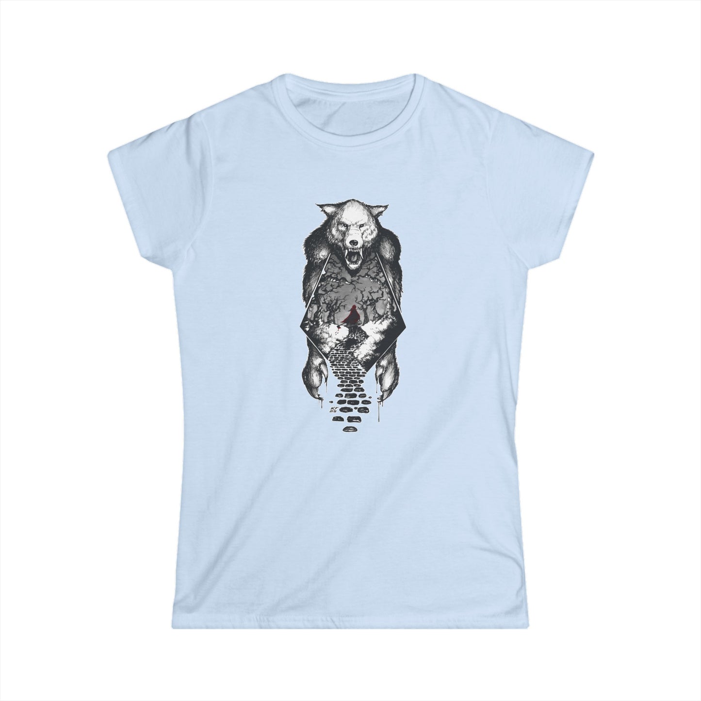 Nadia's Paige® The Path of Wolves Feminine Softstyle Tee