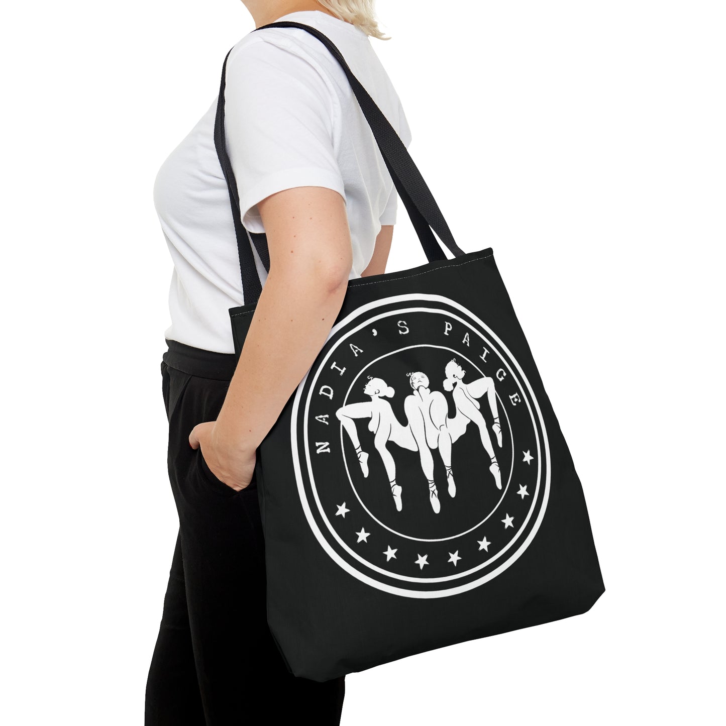 Nadia's Paige® Black Tote Bag