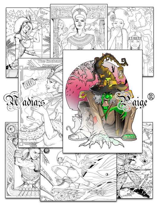 The Witches Adult Coloring Book