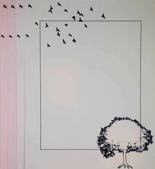 Birds & Trees Cardstock